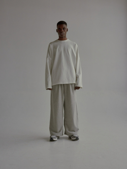 Baggy Trousers LOGO Melange