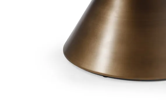 Журнальный столик Verdo Ø90х46 см, белая керамика