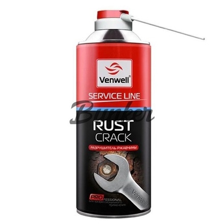 Venwell Разрушитель ржавчины RUST CRACK Аэрозоль 400мл