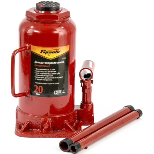Домкрат бутылочный 20т, 250-470мм Спарта