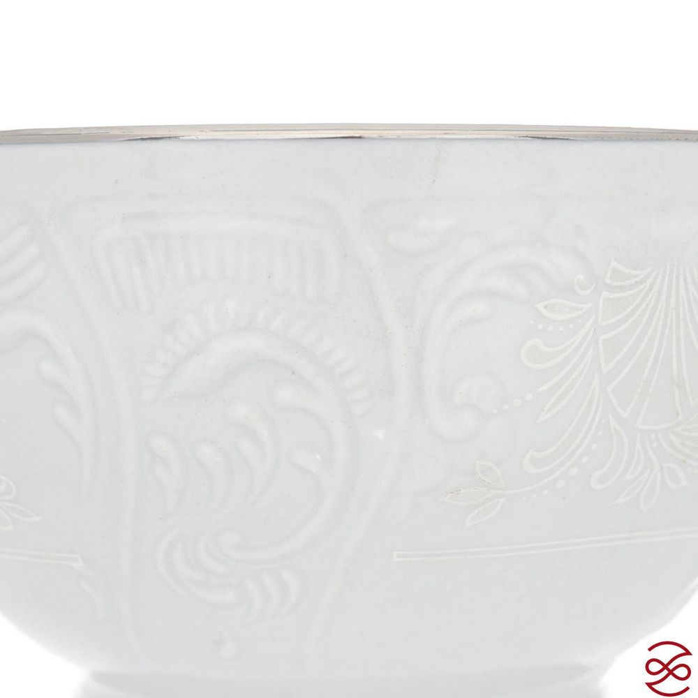 Набор пиал Bernadotte Платиновый узор 13 см (3шт)