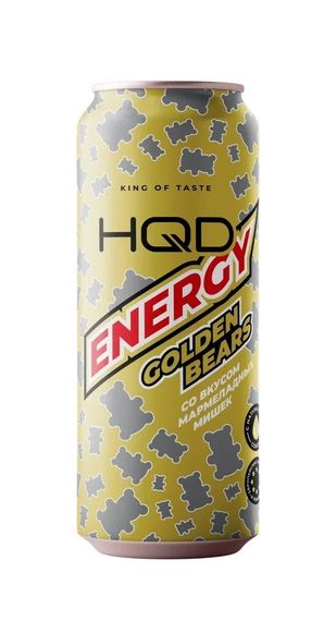 Энергетический напиток HQD Energy Golden bears (Мармеладные мишки) 0.45л