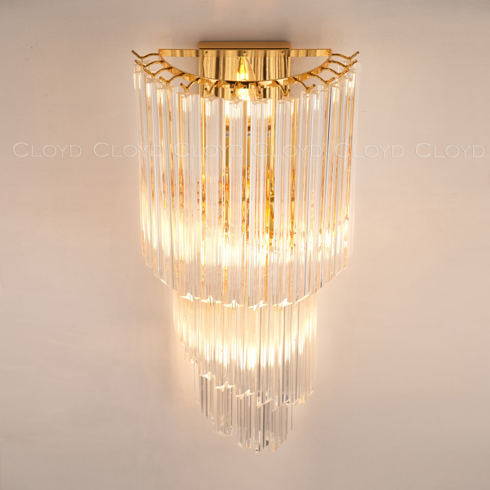 Бра Cloyd EVOLUTE-A W4 / выс. 60 см - золото (арт.20104)