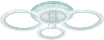 Светодиодная люстра 72W+7W 3000К-6000К RGB 8447/4 WHT белый Profit Light