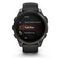 Умные часы Garmin Fenix 8, 47 мм, AMOLED, Sapphire Carbon Gray DLC Titanium with Black/Pebble Gray Silicone Band