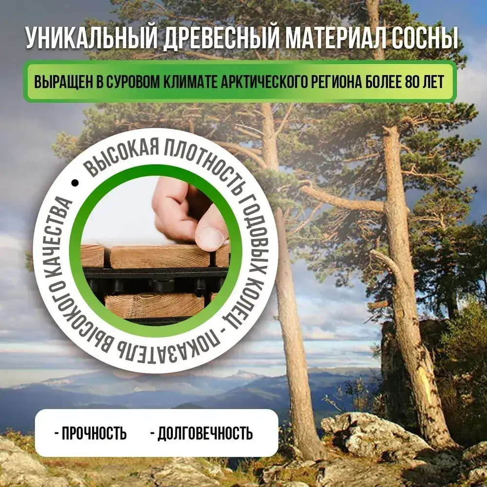 Пол для бани, Садовая дорожка для сада дачи огорода, Плитка напольная деревянная, модульное покрытие для отделки балкона