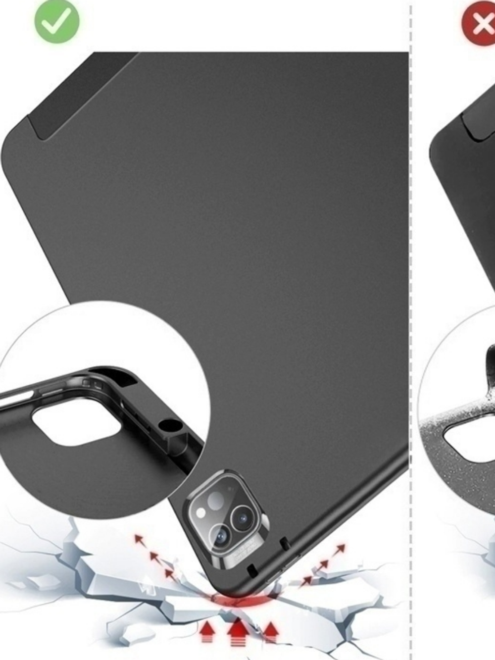 Накладка Ipad Pro 12.9 (20/21) M1(61008-BK) black
