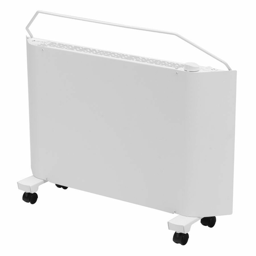 Конвектор электрический Denzel XCE-1000, 230 В, 1000 Вт, белый, сушилка, колеса, Х-элемент, 98130