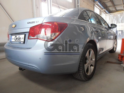Фаркоп оцинкованный Galia C066A для Chevrolet Cruze седан/хетчбек 2009-2016(паспорт и сертификат в комплекте)(без электрики)