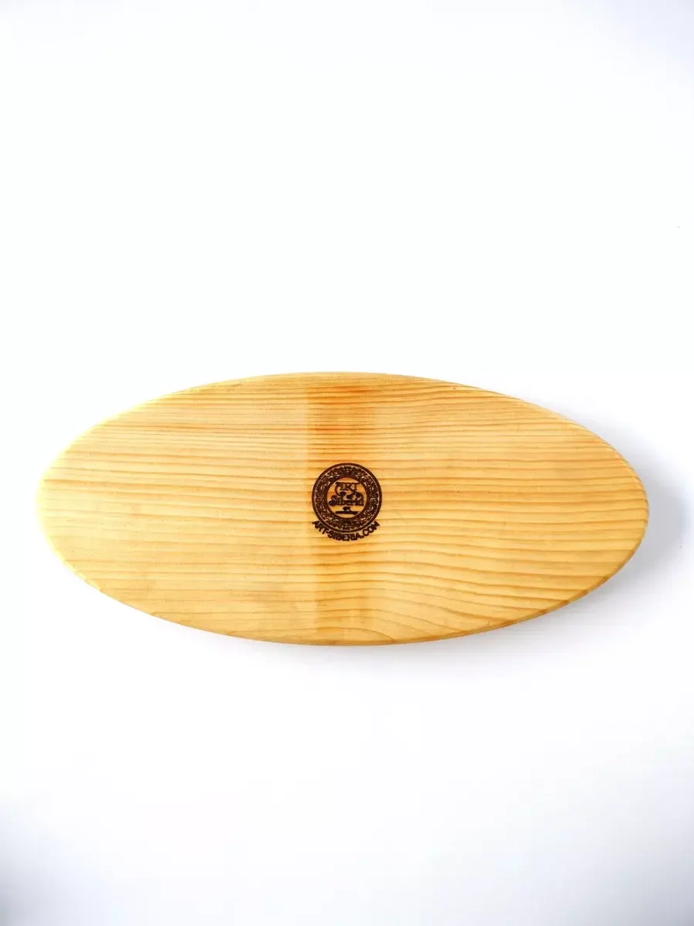 Поднос деревянный овальный