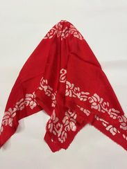 Əli və Nino Kəlağayı qırmızı 75x75 sm