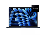 15.3 Ноутбук Apple MacBook Air 15 2023 2880x1864, Apple M2, RAM 8 ГБ, SSD 512 ГБ, Apple graphics 10-core, macOS, MQKX3, Midnight, английская раскладка