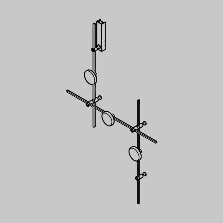 Основание настенное Wall для трековых светильников Maytoni Technical Flarity TFC-Flar-W01-BS