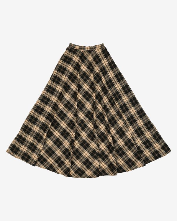 Юбка A-line черная - фото 1