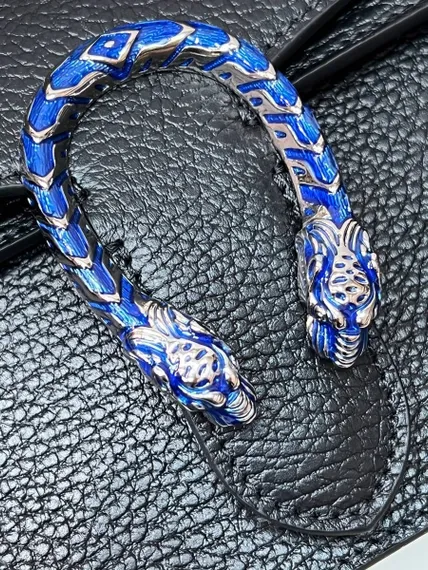 Женская маленькая кожаная сумка через плечо Gucci Dionysus черный