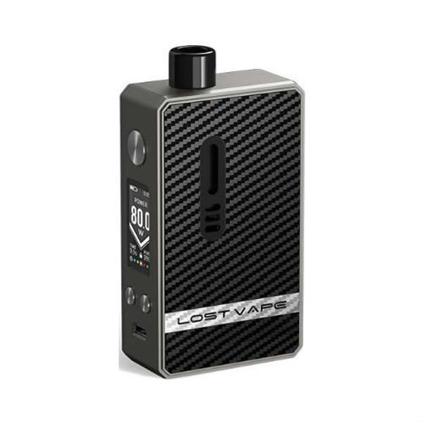 Купить Набор Lost Vape Gemini Hybrid 80W Pod-Mod Kit Gunmetal Carbon Fiber
