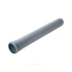 Труба PP-H с раструбом серая OPTIMA Дн 110х2,2 б/нап L=0,75м в/к VALFEX 211100075