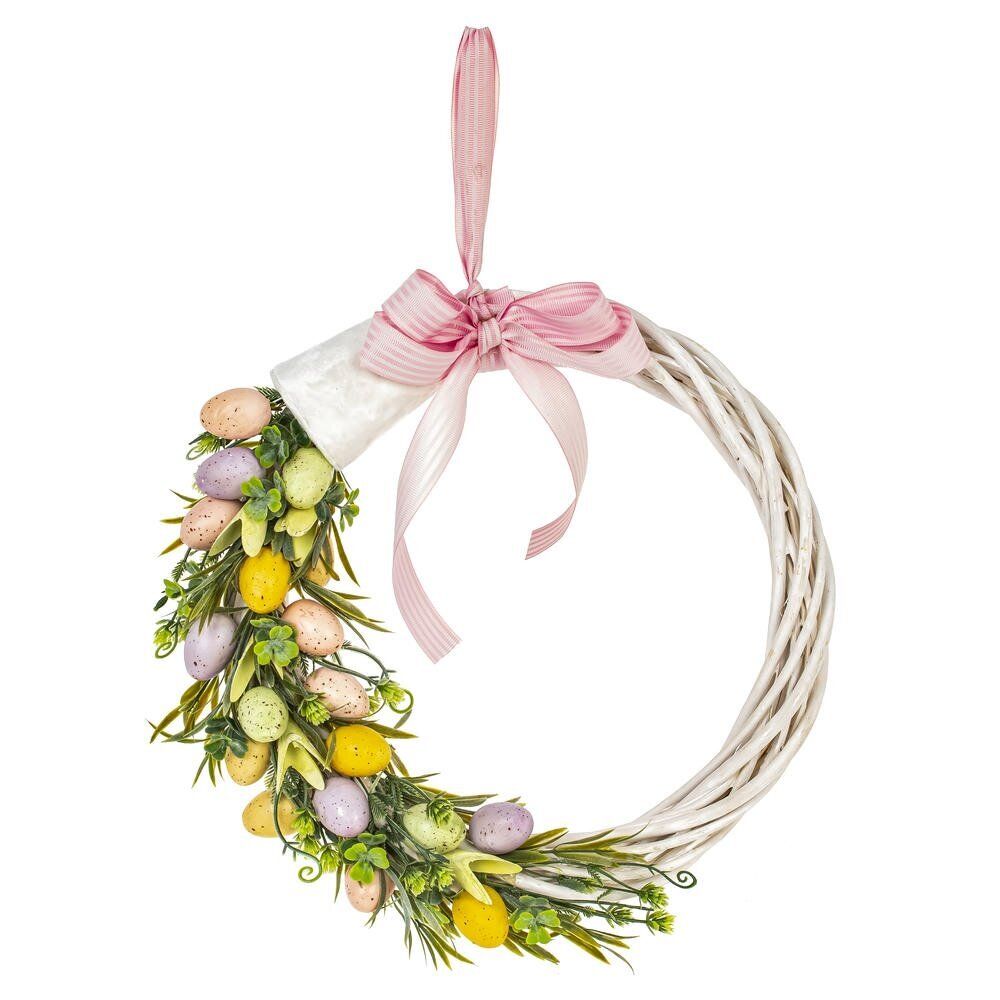 GAEM Изделие декоративное "Венок пасхальный", L32 W7 H33 см