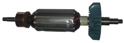 Якорь мшу Makita 9565C (резьба, D:8/12/35.4/24.2/7/6-мм, L:185-мм, а: 515228-2) [AEZ]