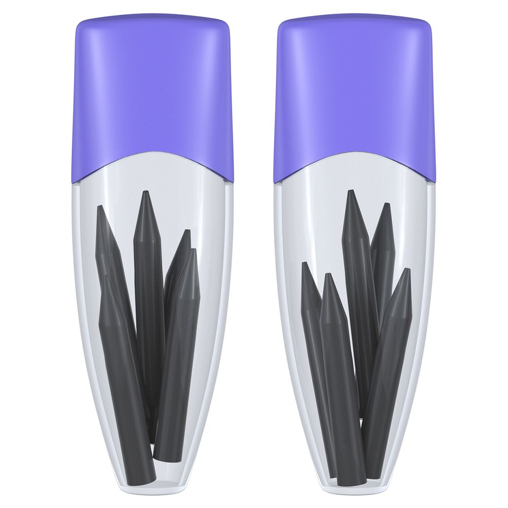 Грифели для циркуля Berlingo Optimum, диаметр 2.0мм, 2*5шт упак., блистер, сиреневый