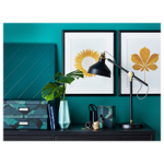 Настольный светильник IKEA RANARP (РАНАРП), Черный, 42 см