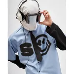 Рубашка SoWhat? Smile укороченная голубая