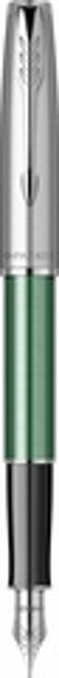Перьевая ручка Parker Sonnet Essentials Green SB Steel CT, перо: F, цвет чернил black, в подарочной упаковке.