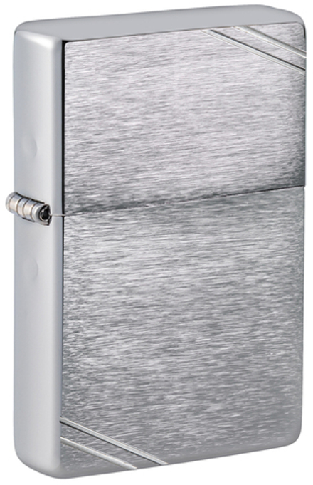230 Зажигалка ZIPPO Vintage Series 1937 с полосками, Brushed Chrome