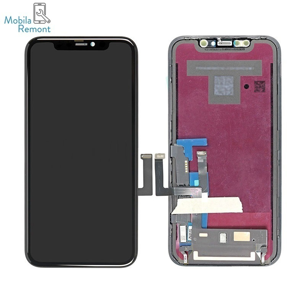 Дисплей для iPhone 11 (A2221) в сборе с тачскрином Черный - OR