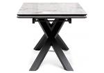Керамический стол Woodville Хеме 180(240)х90х77 черный