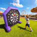 Надувной герметичный дартс «Меткий стрелок», диаметр 2,2 м, размер 2,2×1×2,2 м