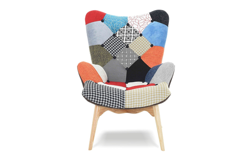 Кресло Contour DС-917(P) patchwork-лоскутный микс