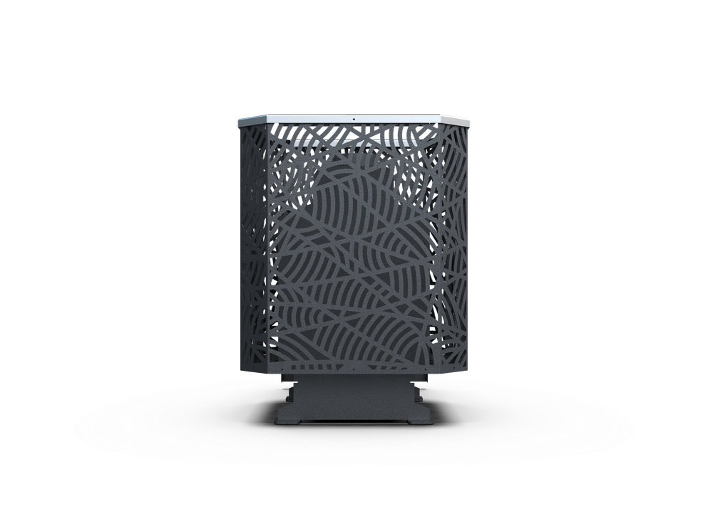 Банная печь Душа- 15 Сетка Модерн 8мм