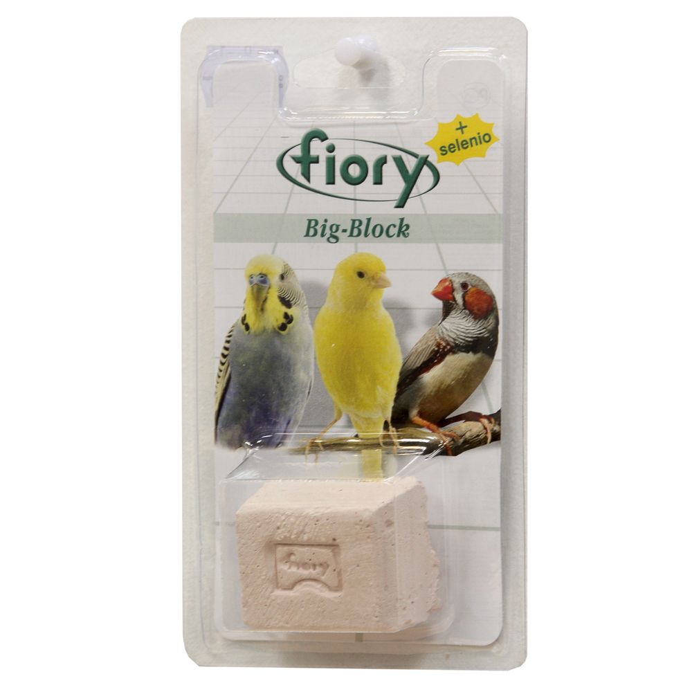 Fiory 55г Big-Block Био-камень для птиц с селеном