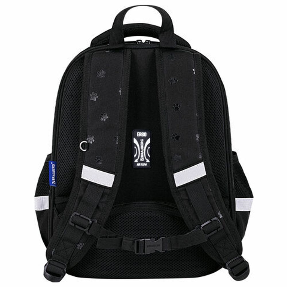 Ранец BRAUBERG FIT, 2 отделения, "Dark cat", 38х27х14 см, 272026