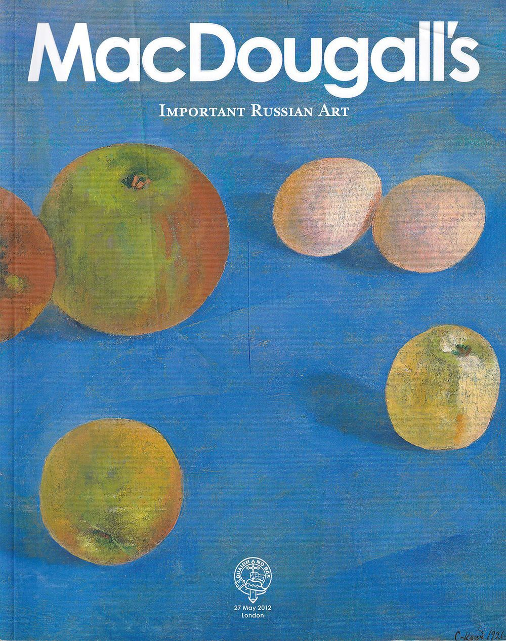Каталог аукциона MacDougall's, Лондон, Шедевры русского искусства от 27 мая 2012 года