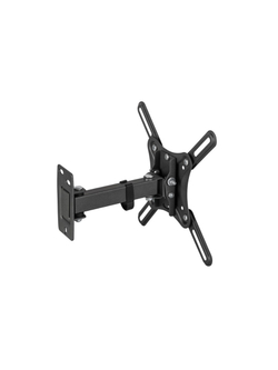 Kromax CORBEL-4 черный 15"-42" макс.25кг настенный поворот и наклон