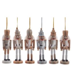 GAEM Набор из 6шт Украшение новогоднее "Щелкунчик", L27 W4 H13,5 см