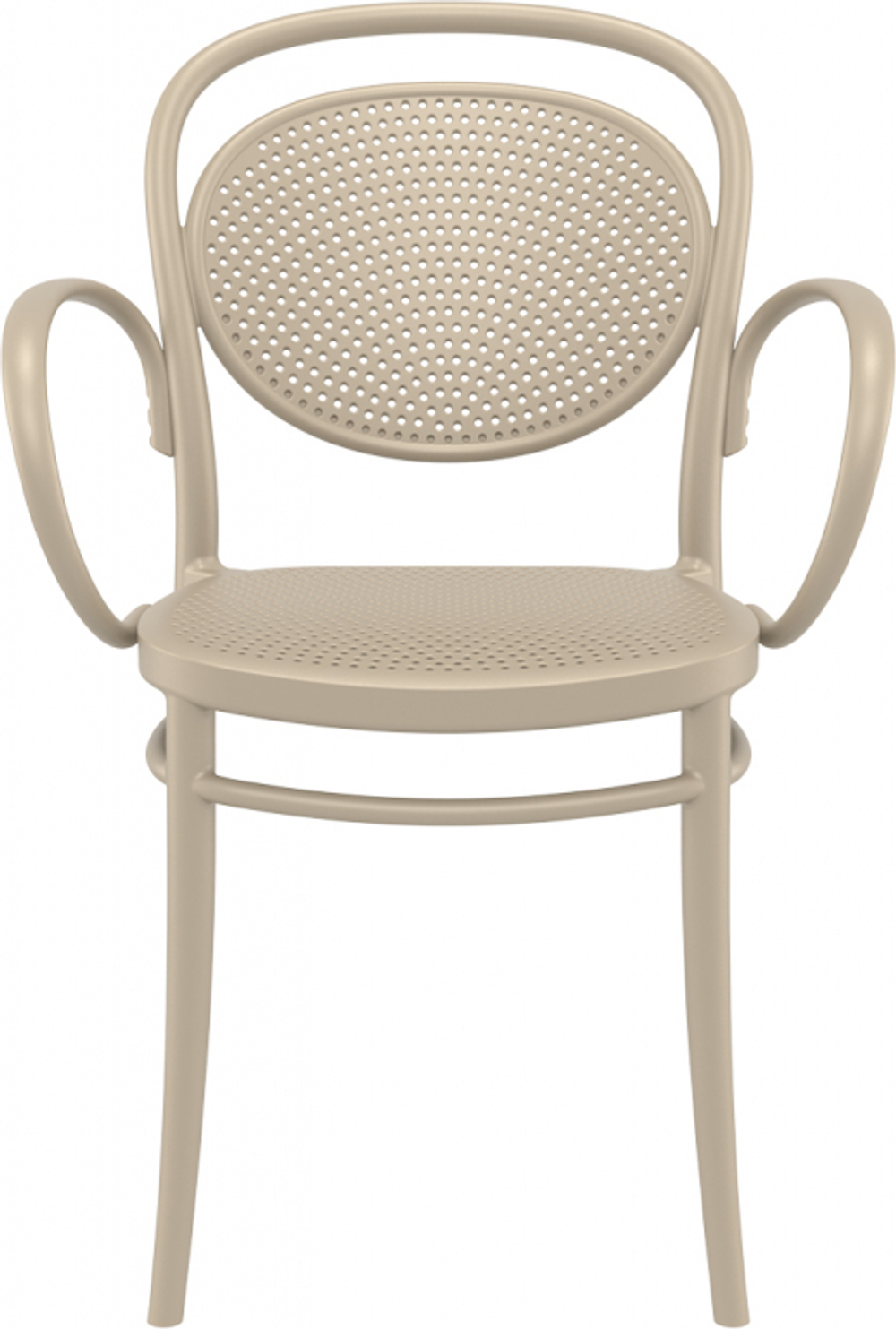 Кресло пластиковое Siesta Contract Marcel XL, бежевый