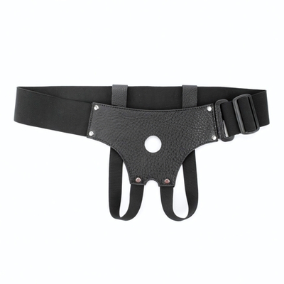 Трусики для страпона с маленьким отверстием (Размер: S-M) (Цвет: черный)