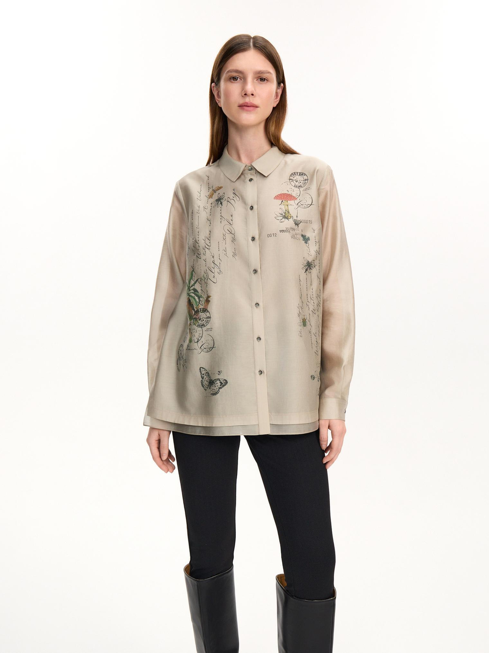 Блузка 2125-013-06 First in Space