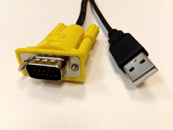 Кабель мониторный спаренный VGA-VGA+USB-USB type B 2.0