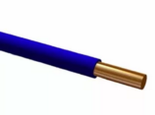 Провод медный ПуВ 1,5 (ПВ-1 1,5) синий (бухта 100) (кратно 100)