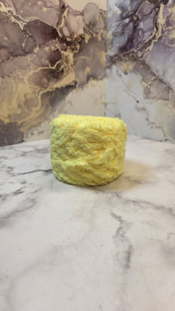 Софти пряжа Махровая 100%полиэстер 6х55г/60м Светло-жёлтый