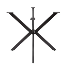 Подстолье из металла, разборное, ЁЖ, чёрное, диаметр 90 см, высота 74 см