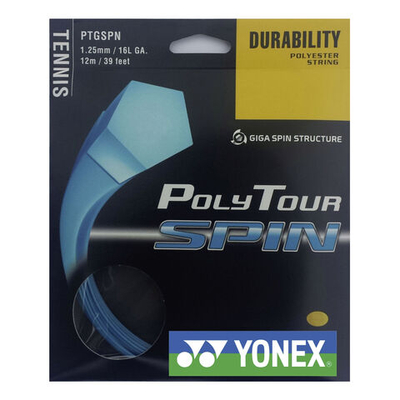Струны теннисные Yonex Poly Tour Spin String Set 12m - Blue