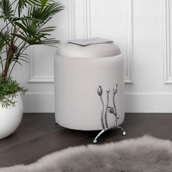 Банкетка Терра Грасс Античное серебро