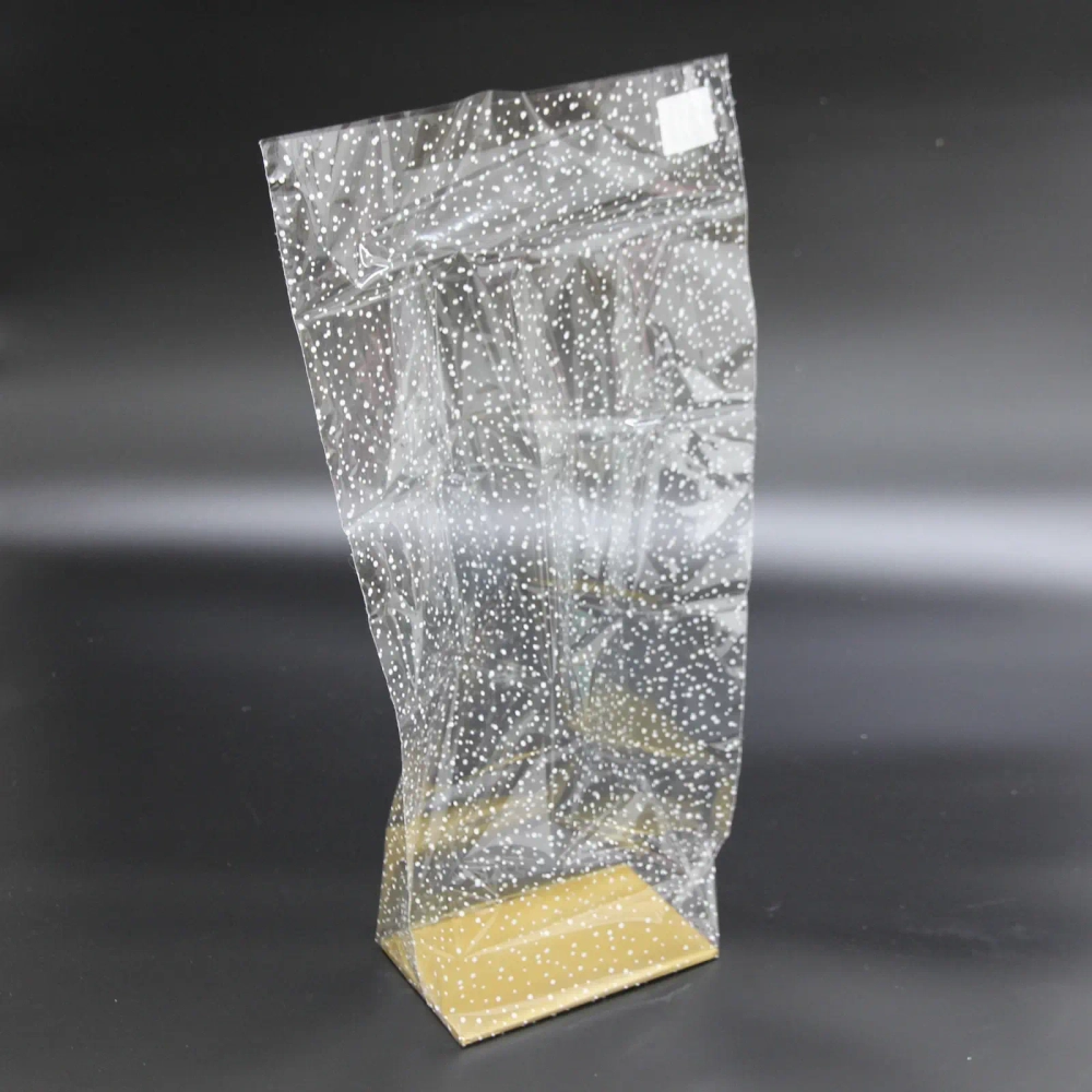 Пакет на жестком дне, рисунок «мошка» (дно 22*14; выс.63см)