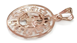 Ювелирная подвеска из серебра с позолотой Козерог