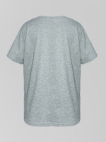 Футболка JN 863-5 однотонная укороченная с надписью спереди